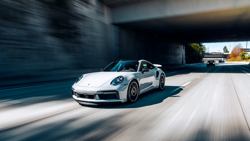 White Porsche 911 Turbo Car
